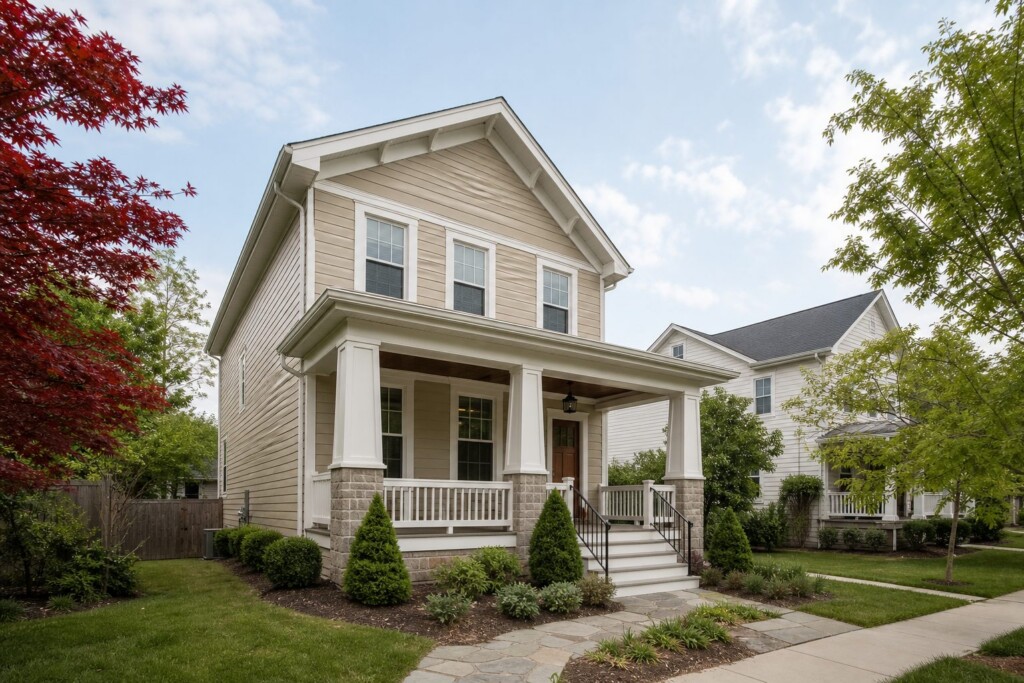 Baltimore neighborhood with well-kept homes and quiet residential streets, an established residential neighborhood