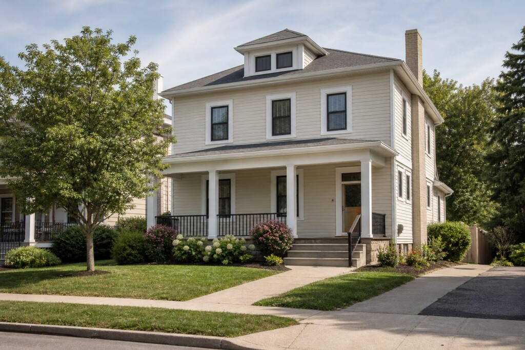 Coatesville neighborhood with well-kept homes and quiet residential streets, an established residential neighborhood