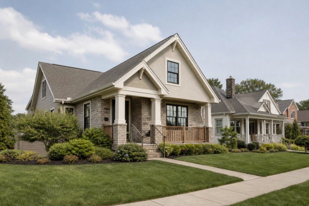 Conshohocken neighborhood with well-kept homes and quiet residential streets, an established residential neighborhood